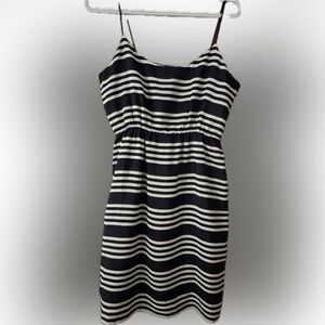J. Crew Navy and white sundress